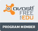 Avast! Free fro EDU logo